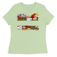 Matcha floral teacher custom name Ladies Tee - NancyCooperArtShop