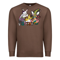 Chestnut Happy Easter Premium Sweatshirt - CowhideDigitalArt