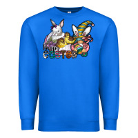 True Royal Happy Easter Premium Sweatshirt - CowhideDigitalArt