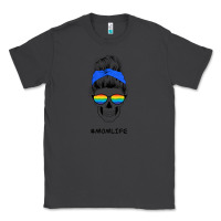 Smoke Blue Glitter Rainbow Mom Skull Classic Tee - Bettercallsaul