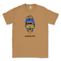 Toasted Coconut Blue Glitter Rainbow Mom Skull Classic Tee - Bettercallsaul