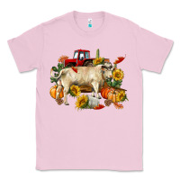 Bubblegum Pink Fall charolais bull Classic Tee - RanaPortraitStore