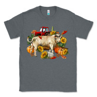 Charcoal Heather Fall charolais bull Classic Tee - RanaPortraitStore