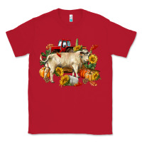 Red Fall charolais bull Classic Tee - RanaPortraitStore