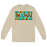 Mushroom western mama with sunflowers and cactus Long Sleeve Tee - RanaPortraitStore