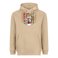 Mushroom Christmas Pocket Heavyweight Hoodie - CowhideDigitalArt