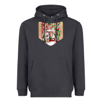 Smoke Christmas Pocket Heavyweight Hoodie - CowhideDigitalArt
