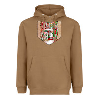 Toasted Coconut Christmas Pocket Heavyweight Hoodie - CowhideDigitalArt