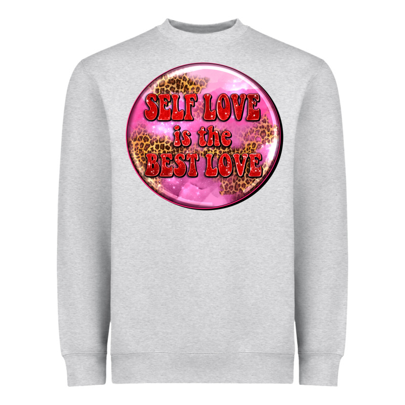 Self Love Is The Best Love Olivia Heavyweight Sweatshirt by OliviaCreatesArt | Teevron