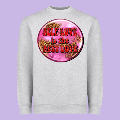 Self Love Is The Best Love Olivia Heavyweight Sweatshirt Designed By Oliviacreatesart