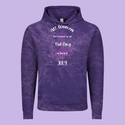 All Women Are Created Equal But Only The Smartest Are Born In July Bla Vintage Hoodie Designed By Bettercallsaul