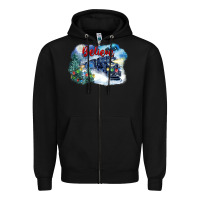 Black believe polar express Zipper Hoodie - FaDigitalArtStudio