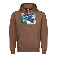 Chestnut believe polar express Zipper Hoodie - FaDigitalArtStudio