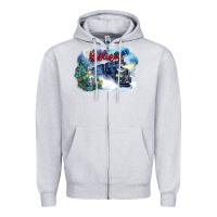 Heather Grey believe polar express Zipper Hoodie - FaDigitalArtStudio