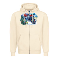 Sandshell believe polar express Zipper Hoodie - FaDigitalArtStudio