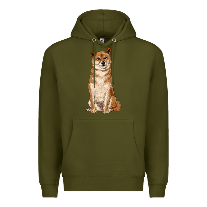 Shiba Inu Premium Hoodie by RanaPortraitStore | Teevron