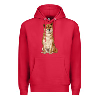 Cardinal shiba inu Premium Hoodie - RanaPortraitStore