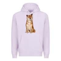 Lilac shiba inu Premium Hoodie - RanaPortraitStore