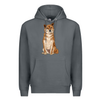 Rock shiba inu Premium Hoodie - RanaPortraitStore