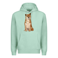 Seafoam shiba inu Premium Hoodie - RanaPortraitStore
