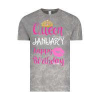 Cloud Rock Queen Was Born İn January Happy Birthday Vintage Tee - Bettercallsaul