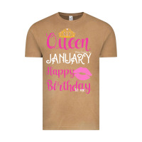 Vintage Camel Queen Was Born İn January Happy Birthday Vintage Tee - Bettercallsaul