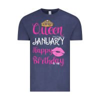 Vintage Denim Queen Was Born İn January Happy Birthday Vintage Tee - Bettercallsaul