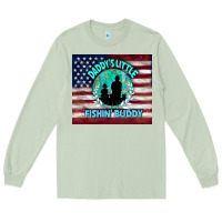 Matcha daddy's little fishin buddy Long Sleeve Tee - TumblerDesignByShophia