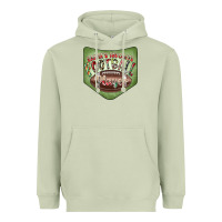 Matcha Christmas Pocket Heavyweight Hoodie - CowhideDigitalArt