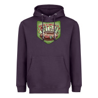 Plum Christmas Pocket Heavyweight Hoodie - CowhideDigitalArt