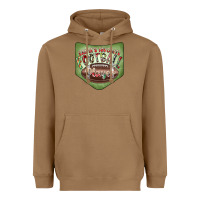 Toasted Coconut Christmas Pocket Heavyweight Hoodie - CowhideDigitalArt