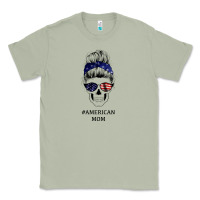 Matcha American Stars, American Flag Patterned Mom Skull Classic Tee - Bettercallsaul