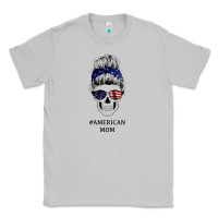 Moon Dust American Stars, American Flag Patterned Mom Skull Classic Tee - Bettercallsaul
