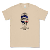Mushroom American Stars, American Flag Patterned Mom Skull Classic Tee - Bettercallsaul