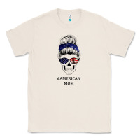 Natural American Stars, American Flag Patterned Mom Skull Classic Tee - Bettercallsaul
