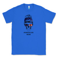 True Royal American Stars, American Flag Patterned Mom Skull Classic Tee - Bettercallsaul