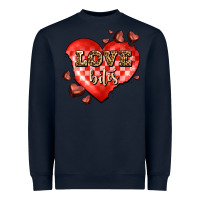Navy love bites olivia Heavyweight Sweatshirt - OliviaCreatesArt