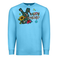 Ocean Blue Happy Easter Premium Sweatshirt - CowhideDigitalArt