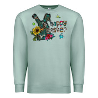 Seafoam Happy Easter Premium Sweatshirt - CowhideDigitalArt