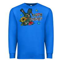 True Royal Happy Easter Premium Sweatshirt - CowhideDigitalArt