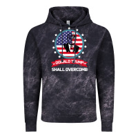 Cloud Black DONALD TRUMP 2016 WE SHALL OVERCOMB Vintage Hoodie - Bettercallsaul