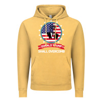 Vintage Mustard DONALD TRUMP 2016 WE SHALL OVERCOMB Vintage Hoodie - Bettercallsaul
