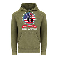 Vintage Olive DONALD TRUMP 2016 WE SHALL OVERCOMB Vintage Hoodie - Bettercallsaul