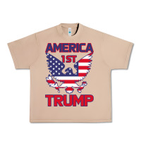 Burro Trump America First Eagle Urban Heavy Tee - Bettercallsaul