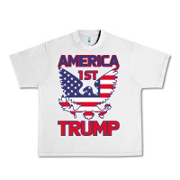 Lunar Rock Trump America First Eagle Urban Heavy Tee - Bettercallsaul