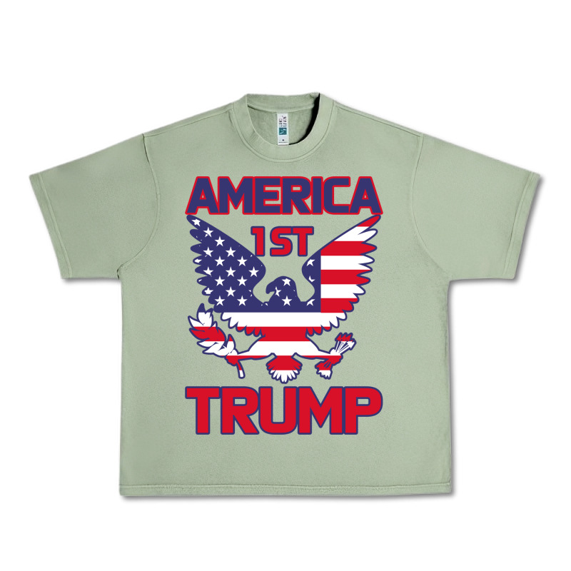 Trump America First Eagle Urban Heavy Tee by Bettercallsaul | Teevron