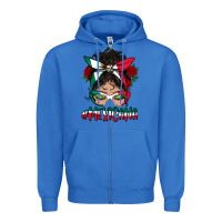 True Royal Mexicana Messy Bun Mama Zipper Hoodie - BundleAndBundleShop