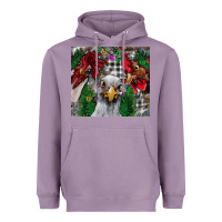 Lavender Chicken Heavyweight Hoodie - CowhideDigitalArt