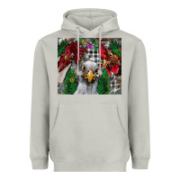 Moon Dust Chicken Heavyweight Hoodie - CowhideDigitalArt