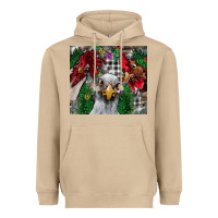 Mushroom Chicken Heavyweight Hoodie - CowhideDigitalArt